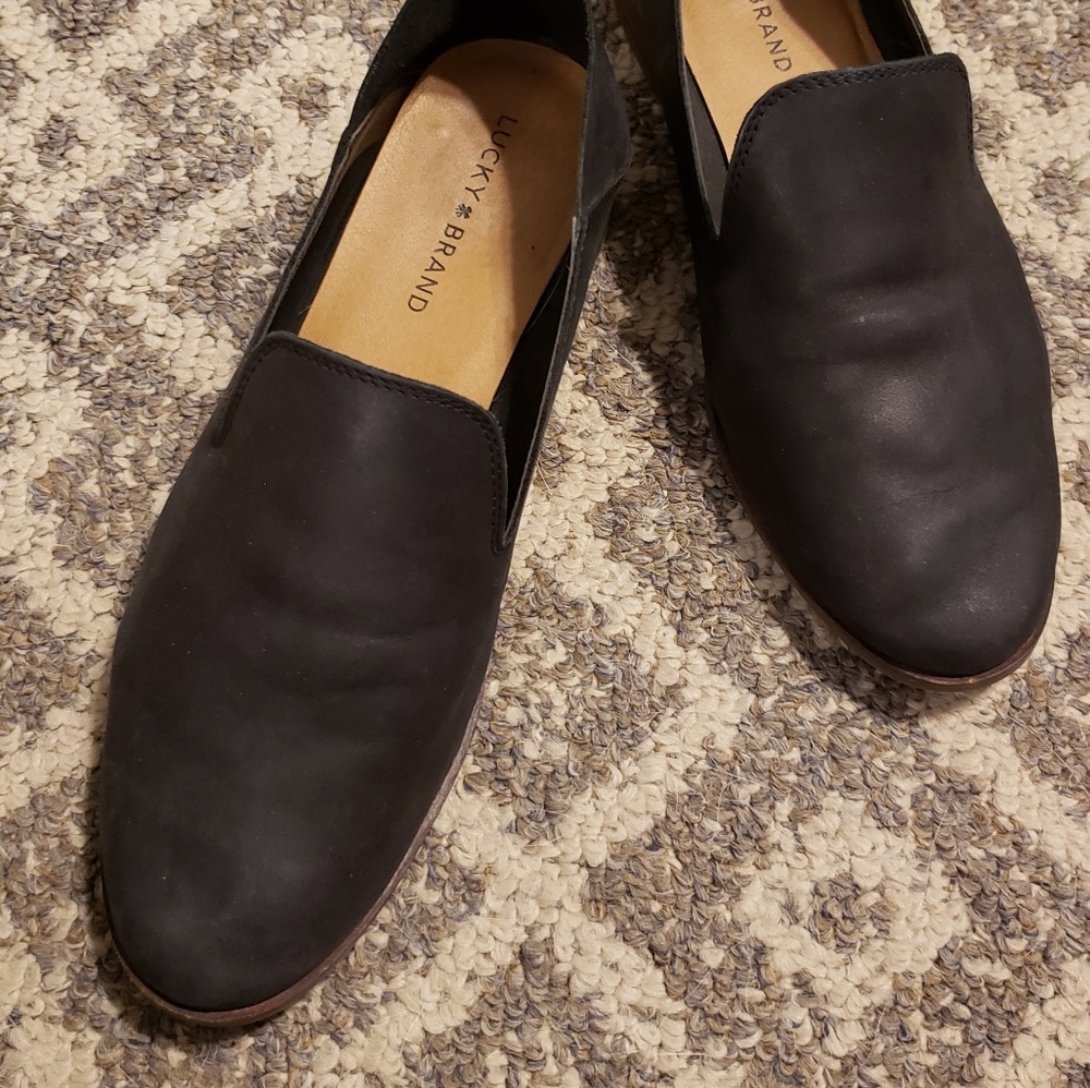 Lucky brand softest leather loafers 10.5 or 11